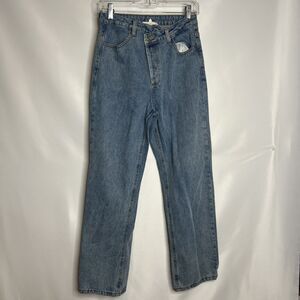 Et Clet Womens Size Small Lightweight Denim Jeans Wide Leg